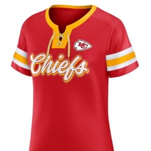 Fanatics KC Chiefs NFL Red Women's Top XL